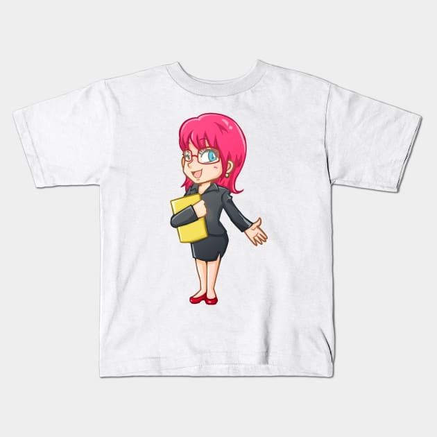 Hr girl Kids T-Shirt by playlite